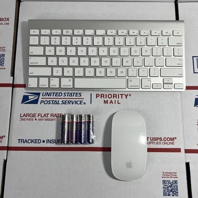 GENUINE Apple A1314 & A1296 Wireless Keyboard & Mouse -SAME DAY SHIP- WARRANTY€ - Image 1 of 4