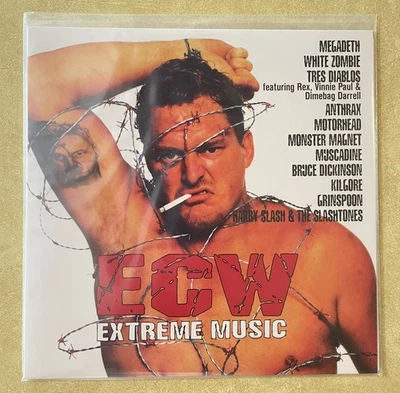 ECW Wrestling Extreme Music Vinyl pink vinyl White Zombie Megadeth Motorhead - Image 1 of 2