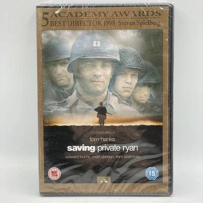 Saving Private Ryan [DVD] Tom Hanks • Matt Damon • Tom Sizemore • UK R2 • Sealed - Image 1 of 2