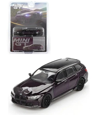 迷你 GT 宝马 M3 M Performance Touring Daytona 紫色 1: 64 比例模型 MGT00896-1I — 第 1/4 张图片