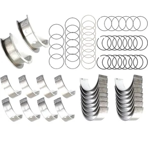 Main & Rod Bearings w/ Piston Rings 99-16 for CHEVY for GM LS Gen III IV New - Picture 1 of 16