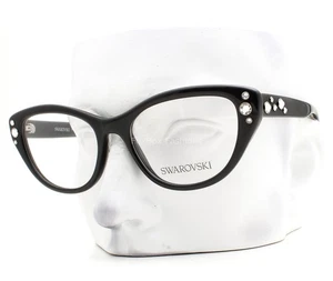 Occhiali Swarovski SK 2023 1001 occhiali cristalli neri 54 mm senza custodia display - Foto 1 di 8