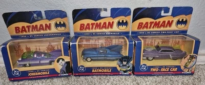 Corgi Batman DC Villain (3) 1950’s Comics Die Cast, Joker, Batman, Two-Face NIB - Image 1 of 4