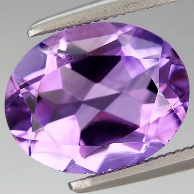 2.49ct t.w 10.1x8.1mm Oval Natural Untreated Purple Uruguay Amethyst - Image 1 of 4