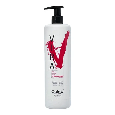 CALEB Celeb Luxury Viral Exteme Red Backbar Colorwash 25 Oz