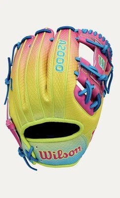 Wilson A2000 1786SS 11,5” luva de campo interno 2025 Pro Stock H-Web multicolor - Imagem 1 de 4