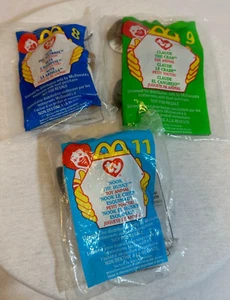 McDonalds Ty Beanie Baby's #8, 9, 11  -  LOT - Picture 1 of 5