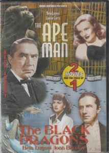 The Ape Man The Black Dragons Bela Lugosi 2 Movie Set DVD New - Picture 1 of 2