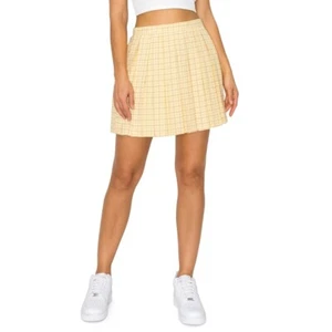 Women Girls High Waisted Pleated Skater Tennis School A-Line Skirt Uniform Skirt - Picture 1 of 9