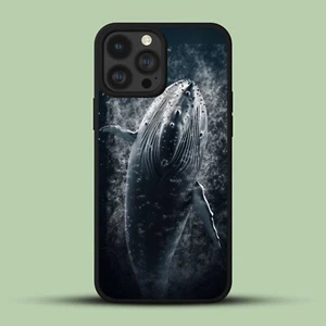 whale float water For iPhone 14 15 11 12 13 Pro X XS XR Max Hard Case - Picture 1 of 200