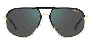 Carrera CAR Sunglasses Black Gold / Green Gray Polarized HC AR
