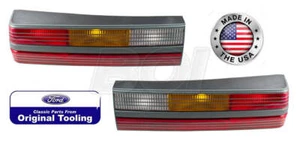 1993 Ford Mustang SVT Cobra OEM Complete Rear Taillights Tail Lights Pair *NEW* - Picture 1 of 6