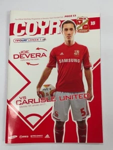 2012/13 SWINDON TOWN V CARLISLE UNITED 05-01-2013 LEAGUE 1 - Picture 1 of 1