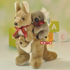 new plush kangaroo toy high quality stuffed kangaroo&koala doll gift about 28cm