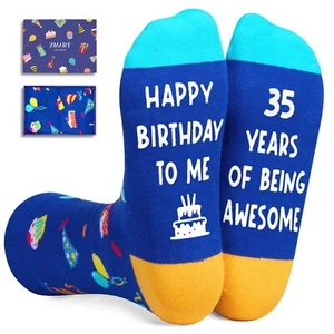 35th Birthday Gifts for Women Men - Socks for 35 Year Olds 35 Birthday Gifts ... - Picture 1 of 4