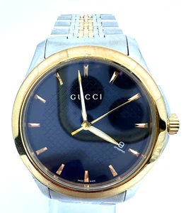 Gucci Watch 126.4 G timeless 38mm YA126410 Black - Picture 1 of 7