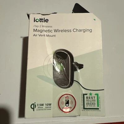 iOttie iTap 2 Wireless Magnetic Qi Wireless Charging Air Vent Mount - Image 1 of 4
