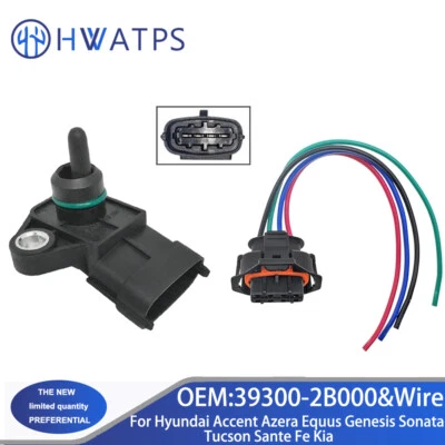 39300-2B000 MAP Sensor&Wire For Hyundai Equus Accent Elantra Sonata Kia Sportage — 第 1/4 张图片