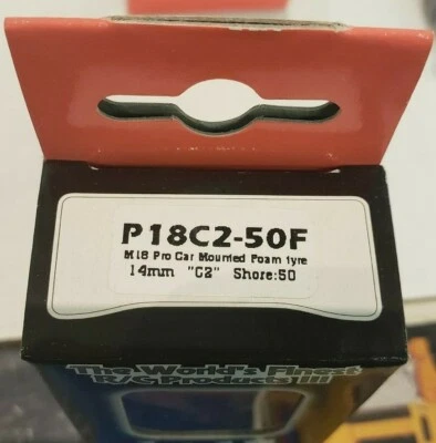 GQ RC Prod 1/18 front foam tires mntd.50 shore 4 Pair Xray M18 Pro - Image 1 of 4