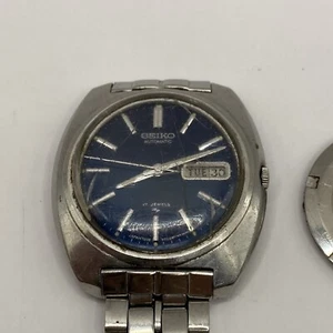 1970 Japan Made Vintage Gents Seiko 7006-7090r Blue Dial Automatic - Imagen 1 de 6