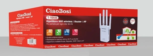 z Wireless T-10445 WIFI Router WI-FI Ripetitore Booster Extender linq - Immagine 1 di 1