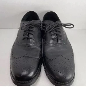 Cole Haan Men's Black Zerogrand Wingtip Oxford Dress Shoes C20719 Sz 11 M - Picture 1 of 9