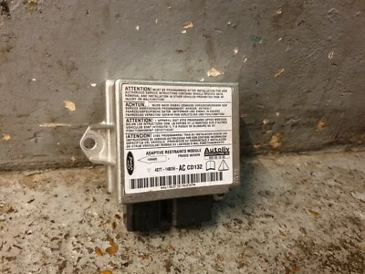 Ford Mondeo SRS Control Unit Module ECU 2000-2007 MK3 OEM 4S7T-14B056-AC - Image 1 of 4