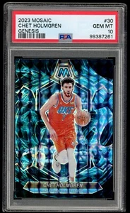 2023 Panini Mosaic Genesis Chet Holmgren #30 Case Hit SP PSA 10 - Picture 1 of 2