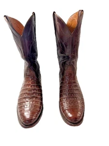 Black Jack Caiman Lizard Cowboystiefel Größe 10 B - Bild 1 von 14