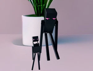Minecraft Enderman articulado, juguete Flexi Fidget, impreso en 3D - Imagen 1 de 37