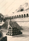MONACO 1950c Montecarlo Royal Palace Cannon Cannonballs Photo