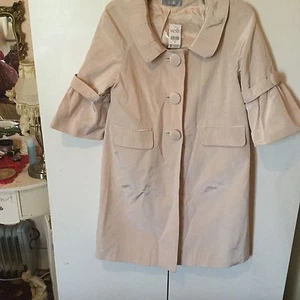 NWT Wallis Bell Sleeve Mac Coat- Uk 10-gorgeous! - Picture 1 of 9