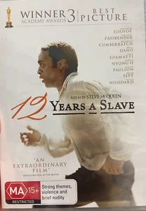 12 Years A Slave NEW/sealed region 4 DVD (2013 drama movie) - Picture 1 of 2