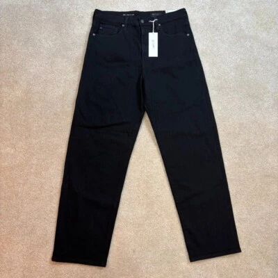 Ag Adriano Goldschmied Jeans Rian High-Rise Straight Jeans - Black - Sz 29 - NWT - Image 1 of 4