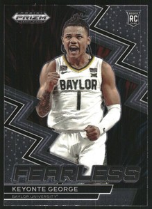2023-24 Panini Prizm Draft Picks Fearless #14 Keyonte George 