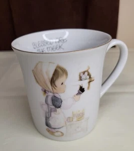 Precious Moments "Blessed Are The Meek" 1978 Coffee Mug - Picture 1 of 5