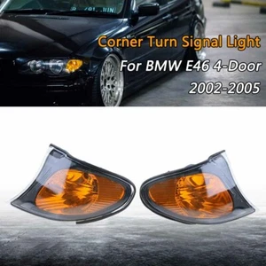 Par de NUEVAS luces de esquina para BMW 2002-2005 E46 3SERIES 4D sedán luces de giro - Imagen 1 de 7