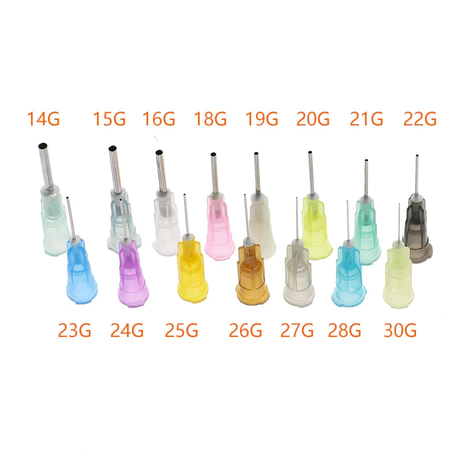 Syringes Blunt Tip Needles for Dispensing - Glue oil liquids Ink + More UK