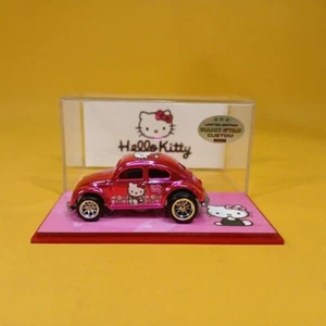 Hot Wheels VW BEETLE M/M Pink CHROME HELLO KITTY (WANGSTAR CUSTOM) REAL RIDERS - Picture 1 of 15
