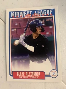 Blaze Alexander 2019 Mid West League All Star Card - Picture 1 of 1