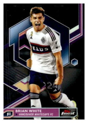 2023 Topps Finest Major League Soccer #72 Brian White Vancouver Whitecaps FC - Image 1 of 2