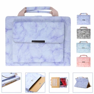 For iPad 7th 8 Gen 10.2"/Air 2/mini 5 Handbag Marble Leather Elegant Case Cover - Picture 1 of 23