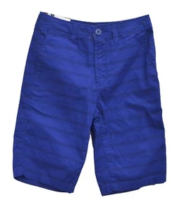 Univibe Ryland Cotton Chino Shorts, Big Boys Black Large Size 14 inseam 10" - Picture 1 of 3