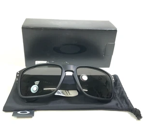 Oakley Sunglasses HOLBROOK XL OO9417-2259 Matte Black Frames with Gray Lenses - Picture 1 of 14
