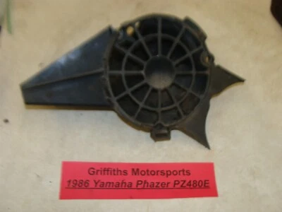 1986 年 YAMAHA PHAZER DELUXE PZ480E 81J 发动机冷却风扇保护烤管 — 第 1/4 张图片