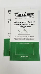 TRIGONOMETRY TABLES & HANDY REFERNCES FOR ENGINEERS & MACHINISTS LOT OF TWO - Bild 1 von 3