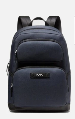 Mochila tejida Michael Kors Kent AZUL MARINO NUEVA CON ETIQUETAS. $448.00 🔥 Foto 1 de 4