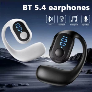 2025 Crochet d'oreille Sans Fil Conduction Osseuse Bluetooth5.4 Casque pour Sport Fitness - Photo 1/27
