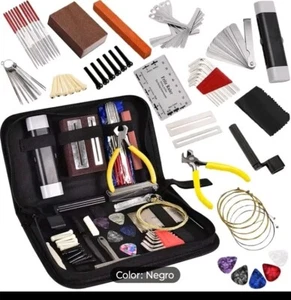 Lixada 74 piezas kit de herramientas para chitarra con bolsa  - Foto 1 di 6