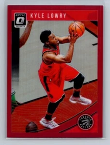 2018 Donruss Optic #3 Kyle Lowry Red Prizm #/99 Raptors Color Match - Bild 1 von 2